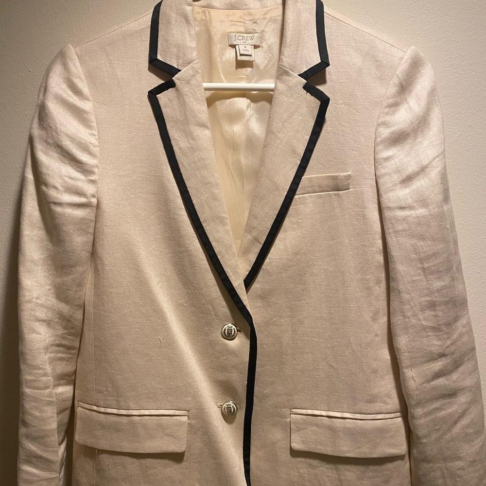 JCrew Linen Blazer